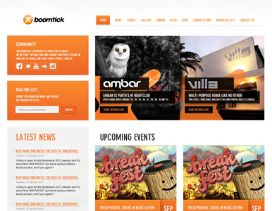Boomtick website